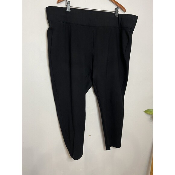 Torrid Women's Plus 4T Black Ponte Cropped Pull On Legging Skinny 27" Inseam - Picture 2 of 8